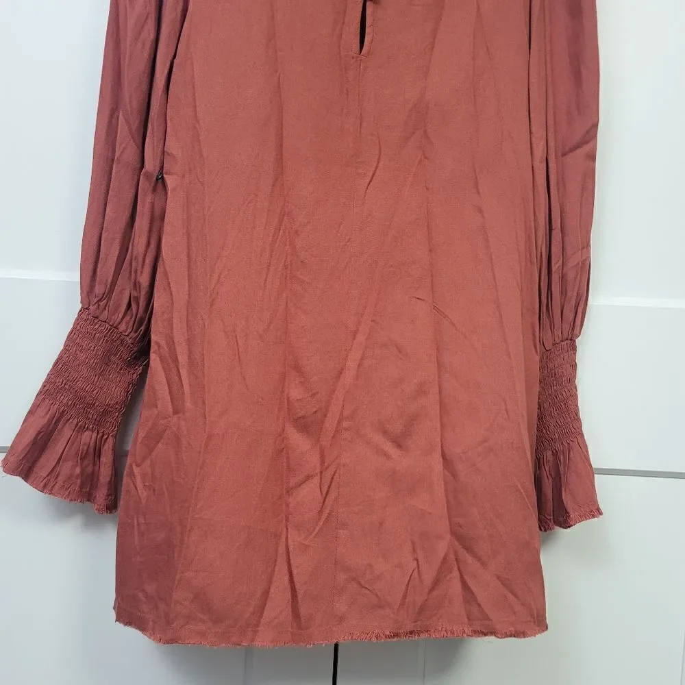 Free people nwot vienna crochet trim mini dress, small
